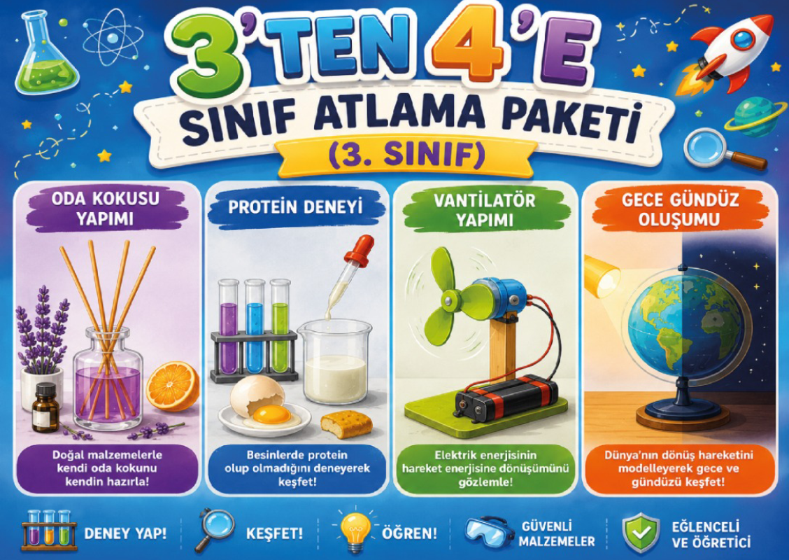 3'den 4'e Sınıf Atlama Paketi