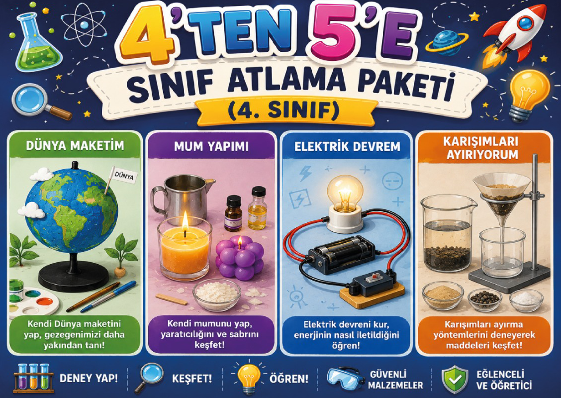 4'ten 5'e Sınıf Atlama Paketi